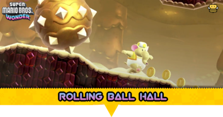Super Mario Wonder - Rolling Ball Hall