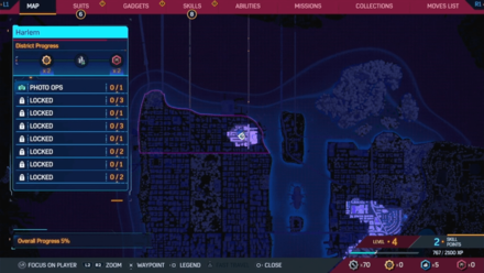 Spiderman 2 PS5 - Not On My Watch map view