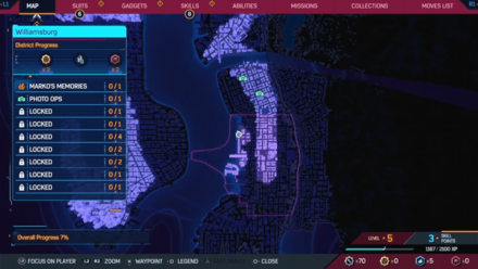 Spiderman 2 PS5 - Amends map view