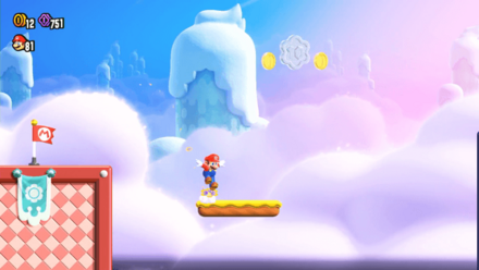 Mario Wonder - Spring Feet 1 Purple Coin 1