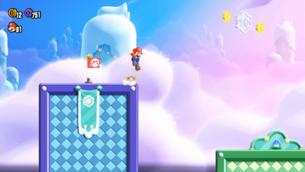 Mario Wonder - Spring Feet 1 Purple Coin 2