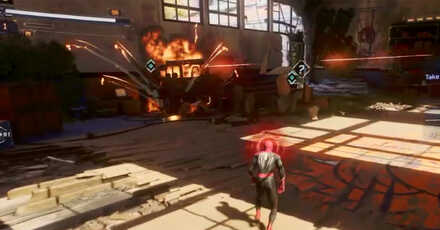 Spider-Man 2 - Sabotage Vehicle Turrets