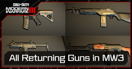 Modern Warfare 3 - All MW2 Guns in MW3