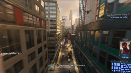 Spiderman 2 PS5 - Bad Guys On The Block in-game view