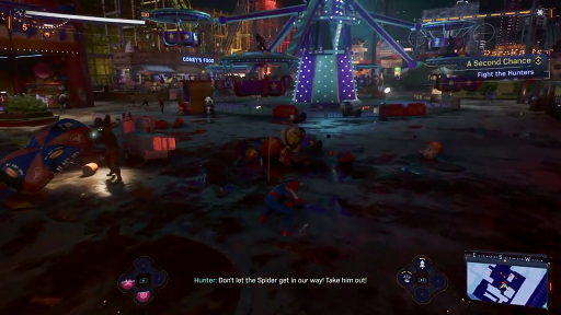 Spiderman 2 PS5 - Defeat the Hunters