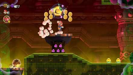 Super Mario Wonder - Sunbaked Desert Palace Wonder Seed