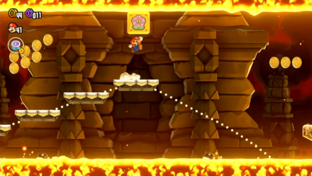 Super Mario Bros Wonder - Push the Box to Get the Wonder Flower