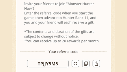 Monster Hunter Now - How to Find Referral Code