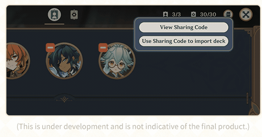 Genshin - Version 4.2 Developers Discussion - TCG Deck Code Sharing