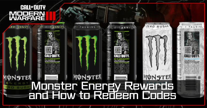 Modern Warfare 3 - Monster Energy Rewards and How to Redeem Codes