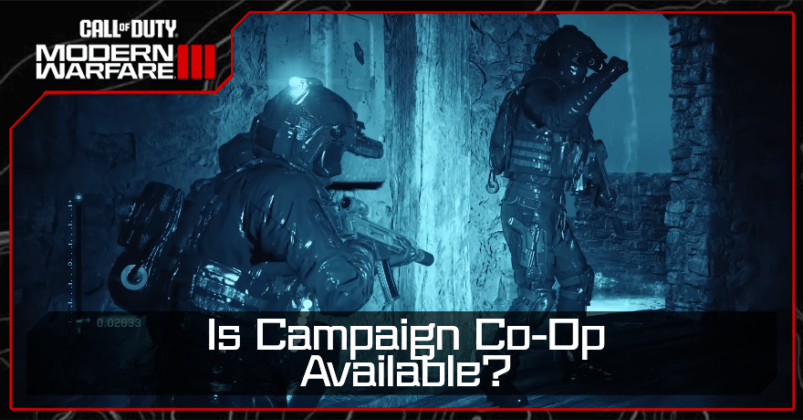 Modern Warfare 3 - Is Campaign Co-op Available?