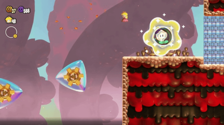 Mario Wonder - Deep Magma Bog Special Solar Roller Wonder Seed 1.png