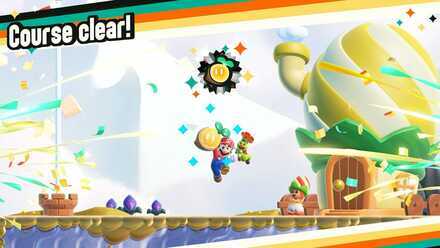 Super Mario Wonder - Parachute Cap 2 Course Clear