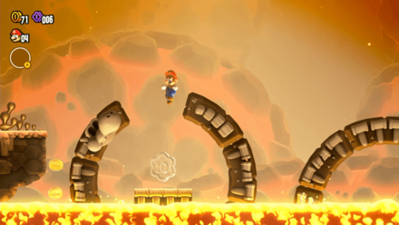 Super Mario Bros Wonder - Within the Rotating Skeleton