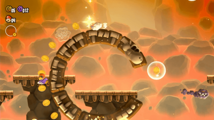 Super Mario Bros Wonder - On a Rotating Skeleton