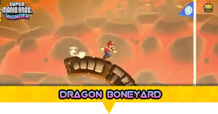 Super Mario Bros Wonder - Dragon Boneyard Guide