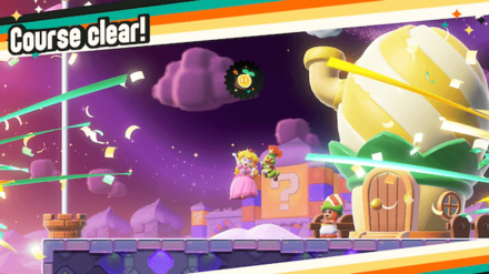 Super Mario Wonder - Crouching High Jump 2 Stage Clear