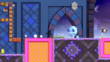 Super Mario Wonder - Invisibility 1 First Purple 10 Coin