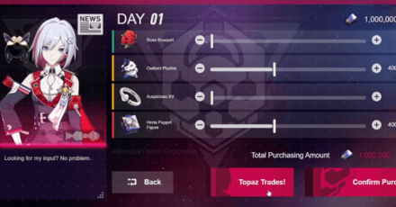 Honkai Star Rail - Simulated Market - Ask Topaz for Suggestions