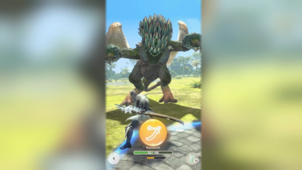 Monster Hunter Now - Tap the Special Gauge to Unleash Your Special Skill