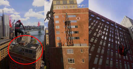 Spiderman 2 PS5 - Garden Blinds and Base in-game view