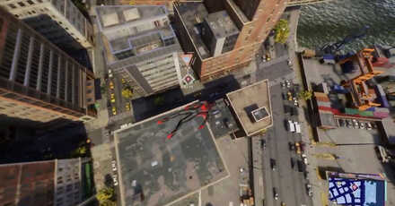 Spiderman 2 PS5 - Garden Base in-game view