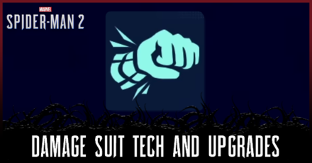 Spider-Man 2 - Damage Suit Tech and Upgrades