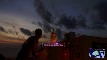 Spiderman 2 PS5 - first node