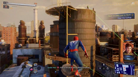 Spiderman 2 PS5 - clear the rooftop