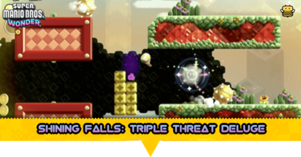 Special World Entrance Shining Falls: Triple Threat Deluge | Super 