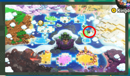 Super Mario Wonder - Petal Isles Poplin Shop 2 Location