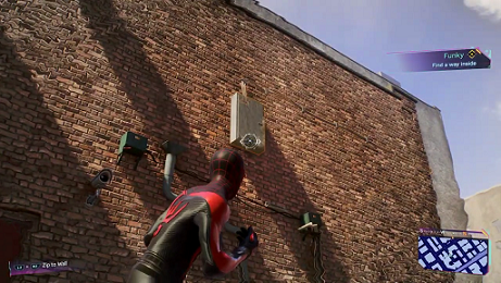 Spiderman 2 PS5 - find a way inside