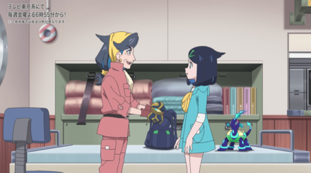 Pokemon Horizons - Liko Receiving the Belt