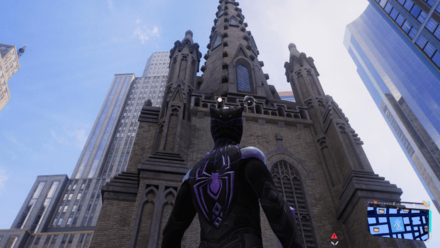 Spider-Man 2 - Just Let Go cathedral location in-game view