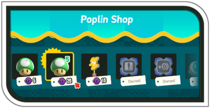 Mario Wonder - Poplin Shop Deep Magma Bog (World 6)