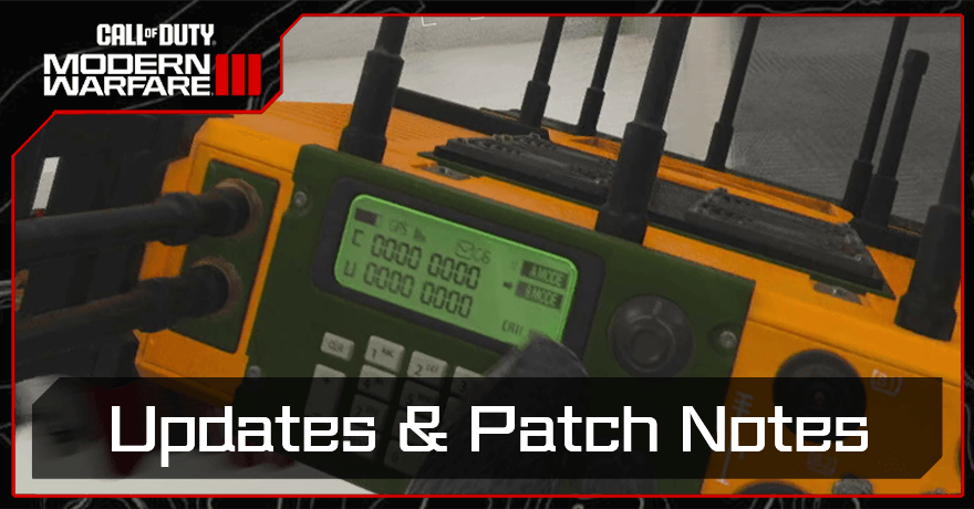 Modern Warfare 3 Updates