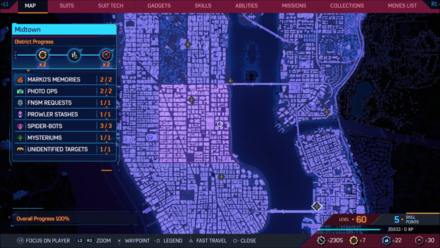 Spider-Man 2 - Black Panther Easter Egg Wakanda Embassy Map View