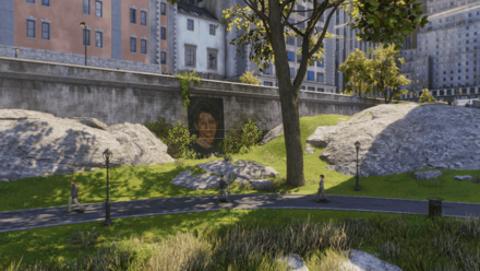 Spider-Man 2 - Craig Goodman Mural location in-game view