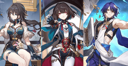 Honkai Star Rail - Ruan Mei, Dr. Ratio, and Xueyi