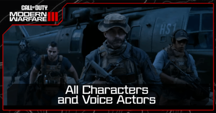 Modern Warfare 3 - List of Characters and Voice Actors