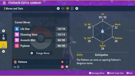 Pokemon Scarlet and Violet - Life Dew Hatenna