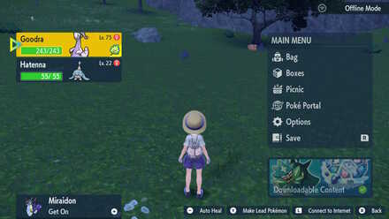 Pokemon Scarlet and Violet - Goodra and Hatenna