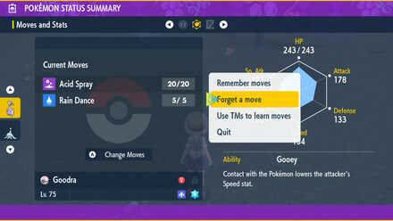 Pokemon Scarlet and Violet - Goodra Forget a Move