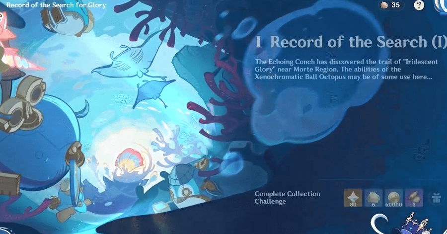 Genshin Impact - Record for the Search of Glory