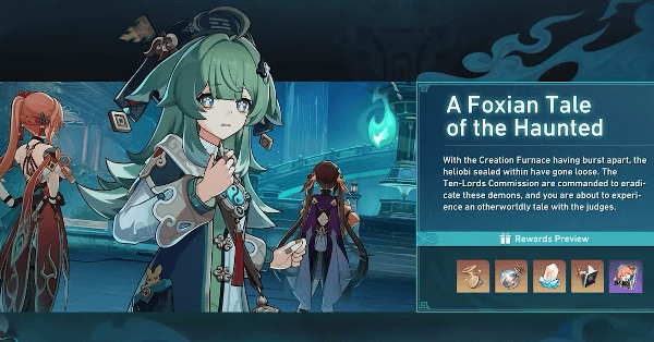 Honkai Star Rail - 1.5 Event - A Foxian Tale of the Haunted