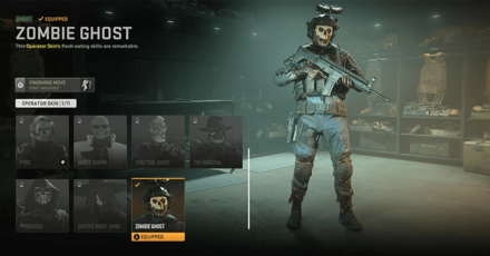 Modern Warfare 3 - Customize Operator Menu