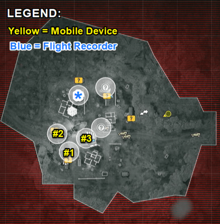 Modern Warfare 3 - Crash Site Mobile Device and Flight Recorder Map.png