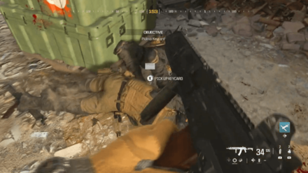 Modern Warfare 3 - Pick Up the Keycard from Red Beret Captain