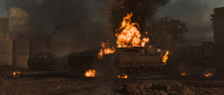Modern Warfare 3 - Tank That Blew Up