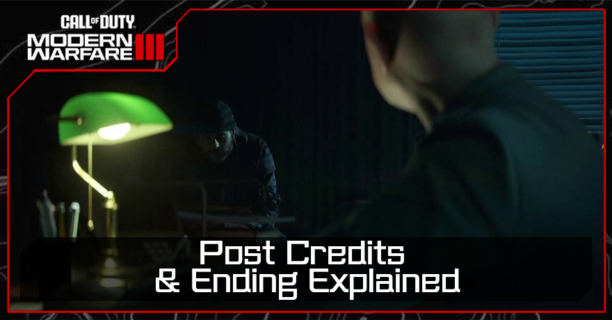 Post Credit Scene and Ending Explained | Call of Duty Modern Warfare 3 ...